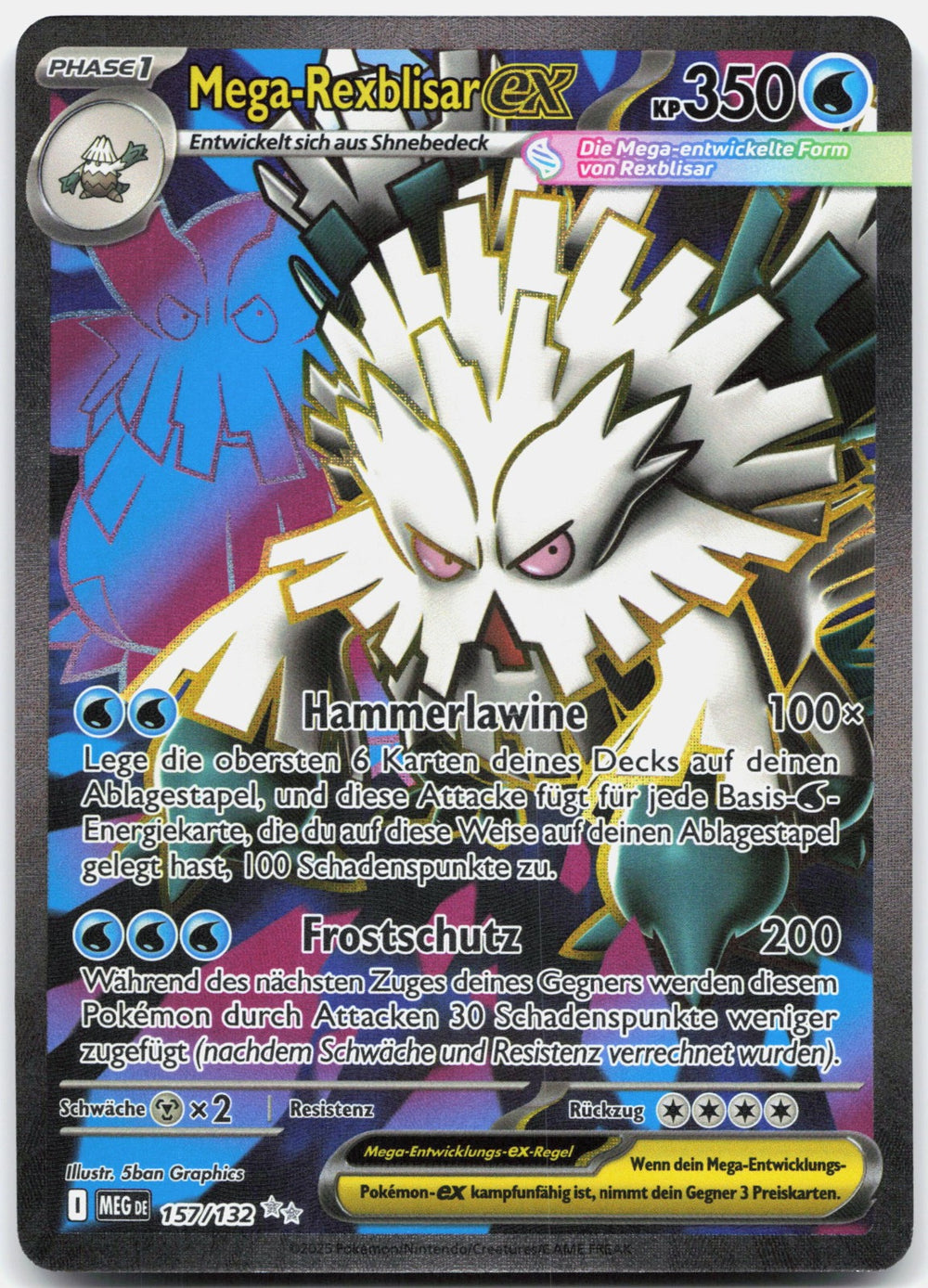 Mega-Rexblisar-ex Ultra Selten Mega-Entwicklung 157 NM