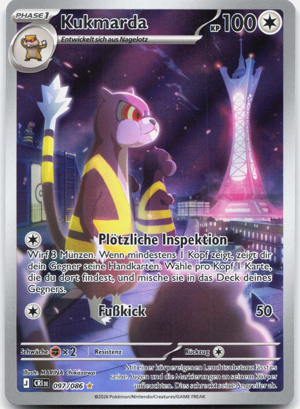 Kukmarda Holo Selten, Illustration Wachsendes Chaos 097 NM