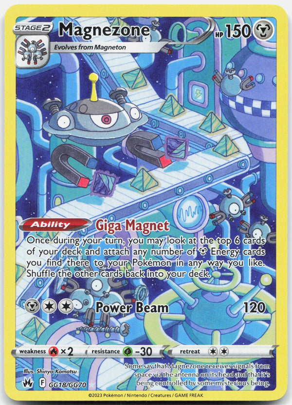 Magnezone Holo Ultra Rare SWSH: Crown Zenith: Galarian Gallery GG18/GG70 NM