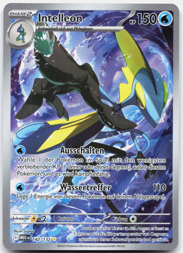 Intelleon Holo Selten, Illustration Mega-Entwicklung 142 NM