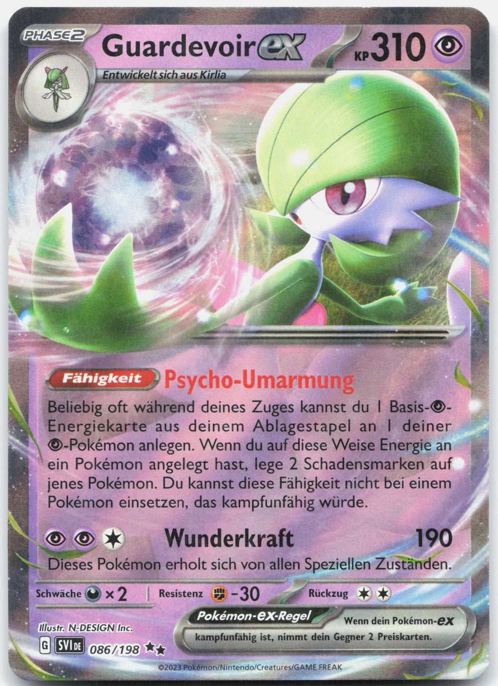 Guardevoir-ex Doppelselten Karmesin & Purpur 086 NM