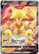 Alakazam V (Full Art) Holo Ultra Rare SWSH04: Vivid Voltage 172/185 NM