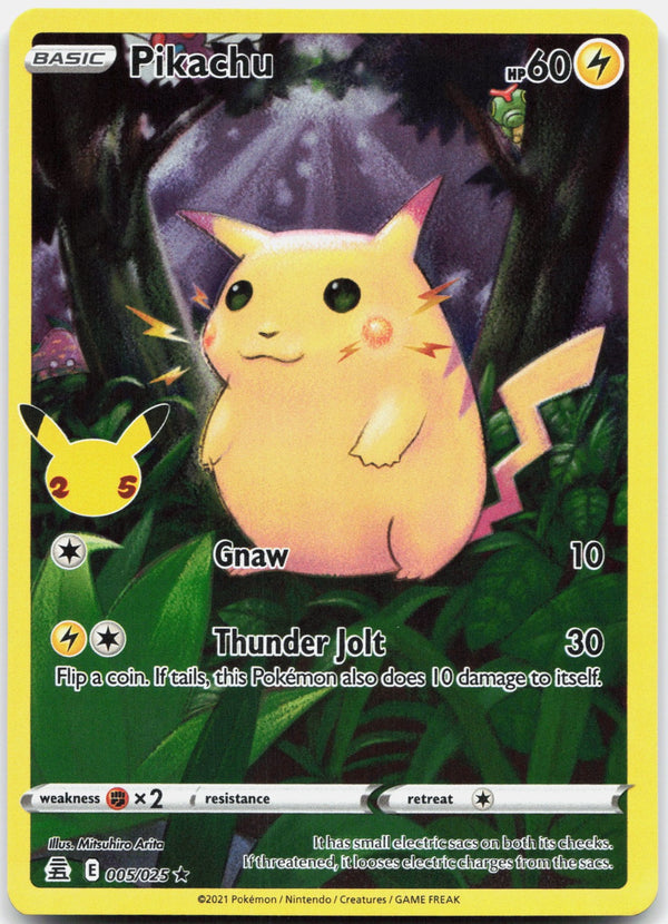 Pikachu Holo Rare Celebrations 005/025 NM