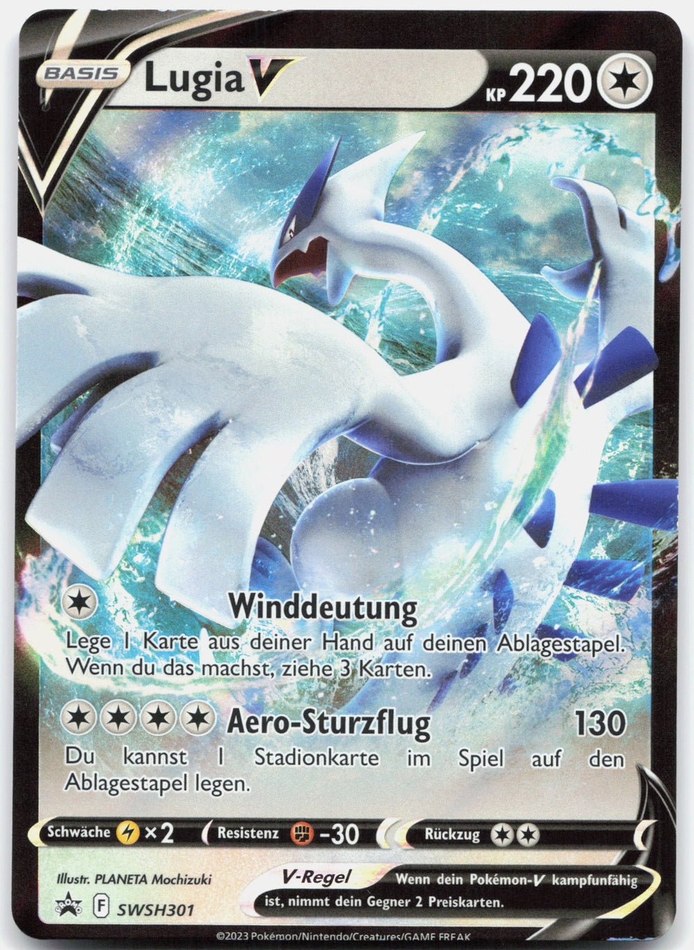Lugia V Keine SCSC Promokarten SWSH301 NM