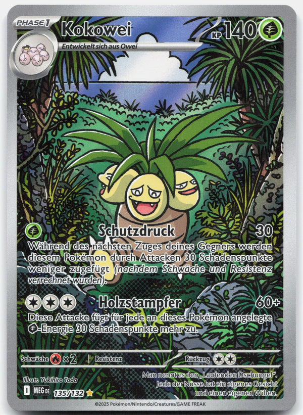 Kokowei Selten, Illustration Mega-Entwicklung 135 NM