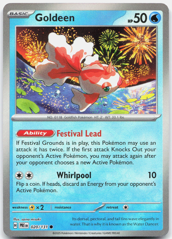 Goldeen Common SV: Prismatic Evolutions 020/131 NM