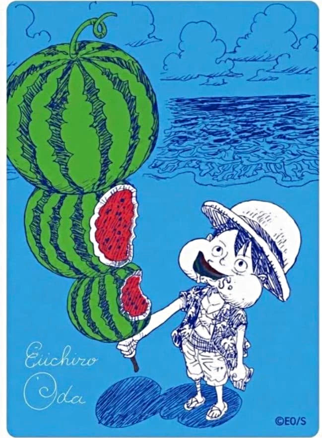 Vorbestellung – One Piece Shueisha Natsucomi 2026 Metallic Promo "Watermelon Luffy"